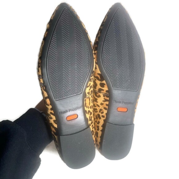 Hush Puppies Sadie Tassel Slip-On Flat - Leopard 7 - Picture 9 of 11
